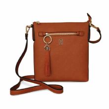 The Chelsea Cross Body Pouch Bag in Tan